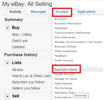 eBay【落札キャンセル方法】